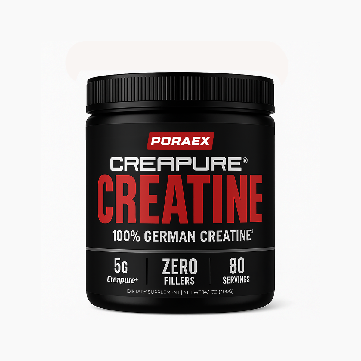 Poraex Creatine Powder (Creapure®) Pure German Creatine