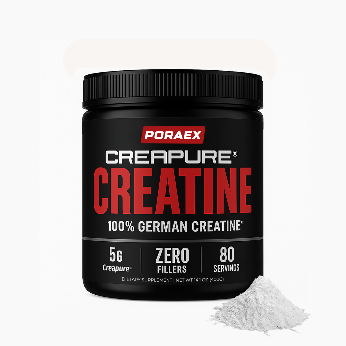 Poraex Creatine Powder (Creapure®) Pure German Creatine